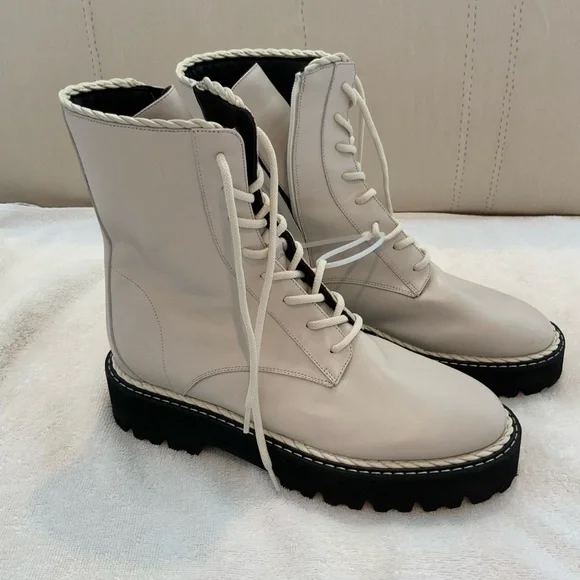 Aquatalia Women’s Sadie Boots size 11, New without box, never worn, off-white - Picture 4 of 8
